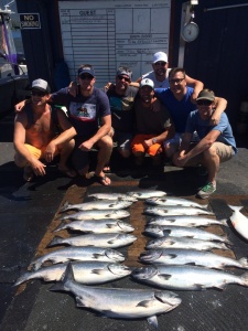 salmon charters, tofino, chinook salmon